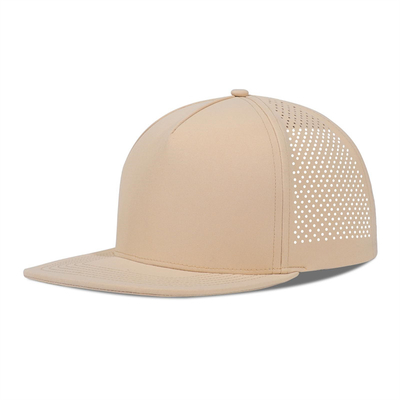 Rapido Laser Seco Golf Performance Snapback Chapéu Perforado Flat Cap Borda