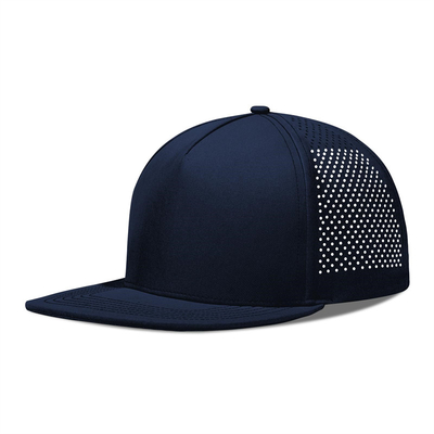 Rapido Laser Seco Golf Performance Snapback Chapéu Perforado Flat Cap Borda