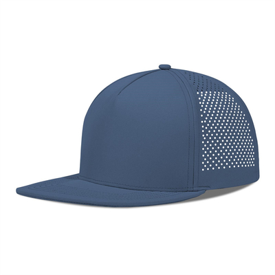Rapido Laser Seco Golf Performance Snapback Chapéu Perforado Flat Cap Borda