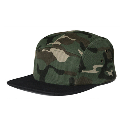 Outdoor Camo Blank 5 Panel Campa Cap Camuflagem Gorras Camper Wholesale Chapéu para Homens Mulheres