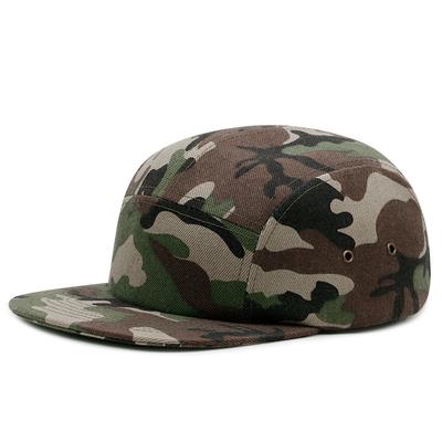 Outdoor Camo Blank 5 Panel Campa Cap Camuflagem Gorras Camper Wholesale Chapéu para Homens Mulheres