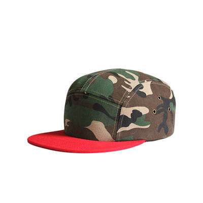 Outdoor Camo Blank 5 Panel Campa Cap Camuflagem Gorras Camper Wholesale Chapéu para Homens Mulheres