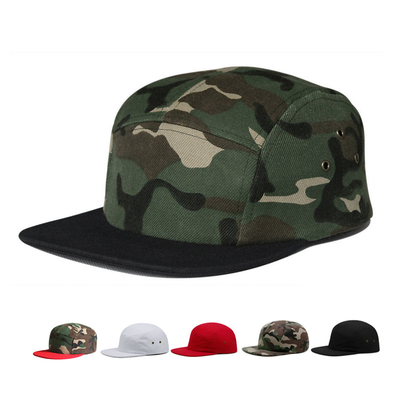 Outdoor Camo Blank 5 Panel Campa Cap Camuflagem Gorras Camper Wholesale Chapéu para Homens Mulheres