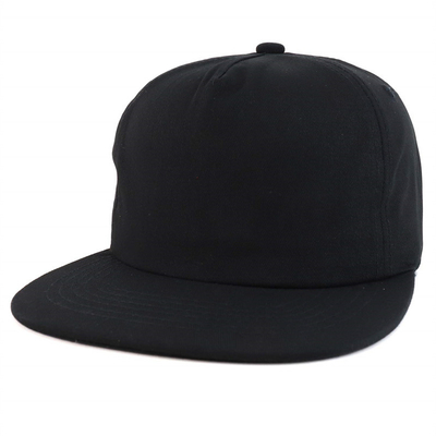 Chapéu Snapback de 5 painéis ajustável não estruturado
