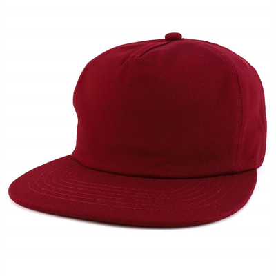 Chapéu Snapback de 5 painéis ajustável não estruturado