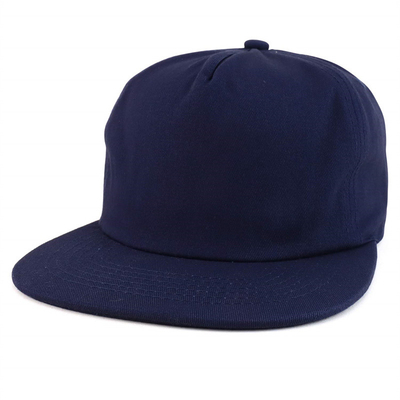 Chapéu Snapback de 5 painéis ajustável não estruturado