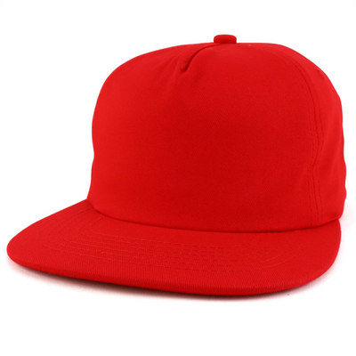 Chapéu Snapback de 5 painéis ajustável não estruturado