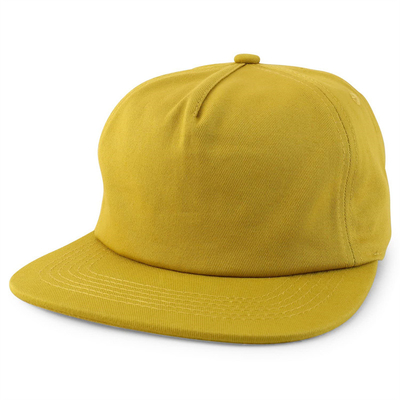 Chapéu Snapback de 5 painéis ajustável não estruturado