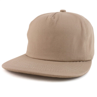 Chapéu Snapback de 5 painéis ajustável não estruturado