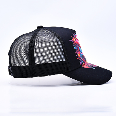 Logotipo personalizado 5 Panel Trucker Cap Wholesale Ajustável Snapback Trucker Hat Fornecedor
