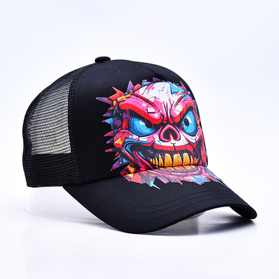 Logotipo personalizado 5 Panel Trucker Cap Wholesale Ajustável Snapback Trucker Hat Fornecedor