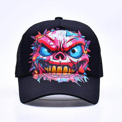 Logotipo personalizado 5 Panel Trucker Cap Wholesale Ajustável Snapback Trucker Hat Fornecedor