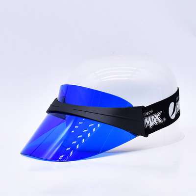 Capuzes de visor de plástico de PVC de alta qualidade Fabricantes de capuzes de beisebol de visor transparente personalizados