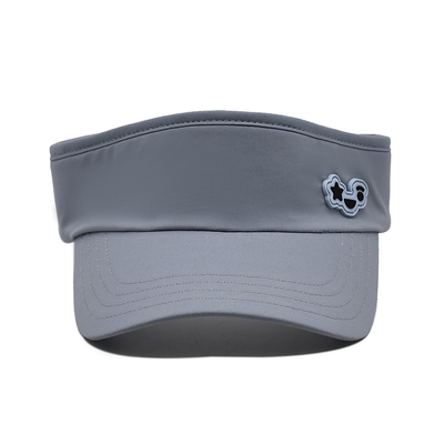 Verão Outdoor Correndo Visor Cap Sol Custom Cinza Visor Tennis Chapéu para Golf