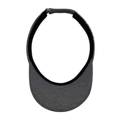 Chapéu de visor de sol esportivo cinza personalizado
