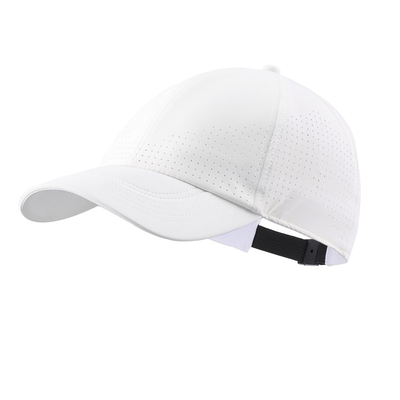 Gráfico Custom 6 Panel Unisex Laser Perforado Impermeável Baseball Golf Cap Hat Mesh Chapéus Desportivos