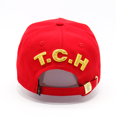 Mulheres de Verão de Alta Qualidade 100% Algodão 6 Painéis Chapéus de Beisebol Custom Sequin Baseball Cap