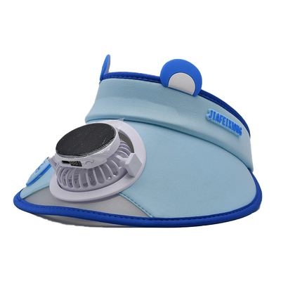 Chapéu de ventilador solar infantil coreano fofo de ursinho no atacado Chapéu personalizado para meninos e meninas ao ar livre, protetor solar, desenho animado, aba larga, viseira