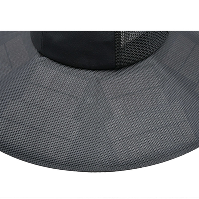 Novo chapéu de balde solar personalizado para exterior, resistente a raios UV, portátil, recarregável, para camping, viagens, pesca e montanhismo
