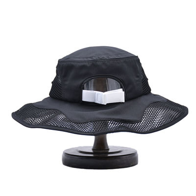 Alta Qualidade Custom bordado Impresso Sombra Balde Chapéus de Mergulho Capuz de Pesca Larga Borda