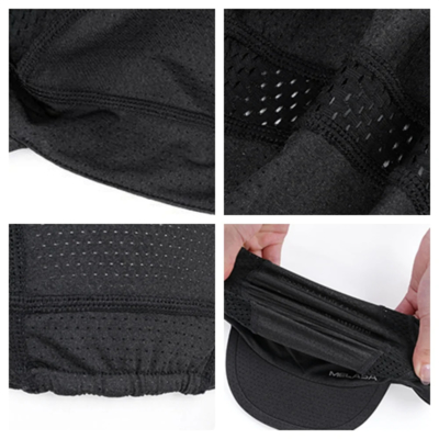 Chapéu de ciclismo personalizado rápido seco respirável hidratação Wicking Chapéu desportivo absorvente chapéu respirável debaixo de capacetes fino