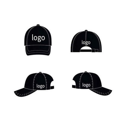 Boné de pai vintage de algodão com lavagem ácida e logotipo personalizado por atacado, boné de beisebol preto lavado esportivo de ganga ajustável