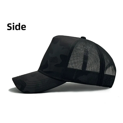 Chapéu de beisebol simples de tamanho grande para homens Mulheres Custom Design Trucker Chapéu de malha para cabeça grande grande Moda para Esporte Casual cena