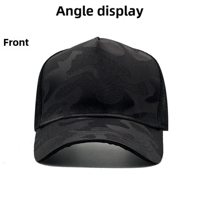 Chapéu de beisebol simples de tamanho grande para homens Mulheres Custom Design Trucker Chapéu de malha para cabeça grande grande Moda para Esporte Casual cena