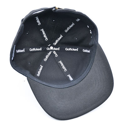 Boné Snapback de Hip Hop Esportivo com Aba Reta e Logotipo de Bordado Personalizado para Homens