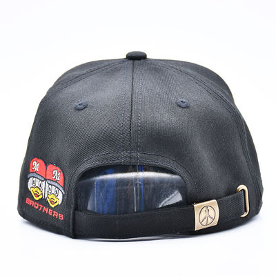 Boné Snapback de Hip Hop Esportivo com Aba Reta e Logotipo de Bordado Personalizado para Homens