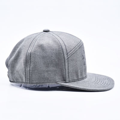 Boné Snapback Personalizado de 7 Painéis Bordado Estruturado Gorras aba reta Snap Back Hat