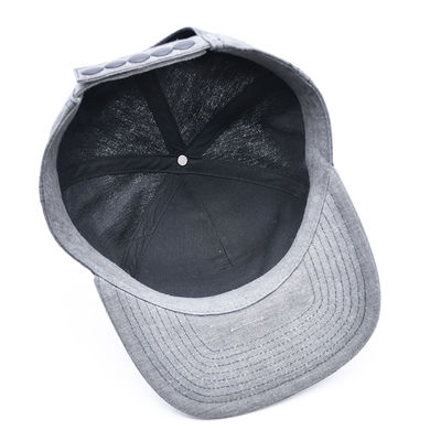 Boné Snapback Personalizado de 7 Painéis Bordado Estruturado Gorras aba reta Snap Back Hat