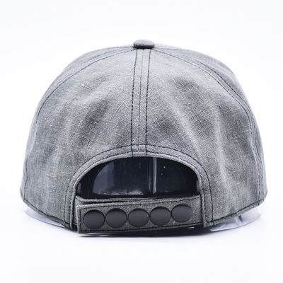 Boné Snapback Personalizado de 7 Painéis Bordado Estruturado Gorras aba reta Snap Back Hat