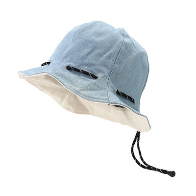 Chapéu de pescador de venda quente, por atacado, de primavera e verão, de uso transformado em saco, de algodão, adulto, unisexo, chapéu de balde reversível