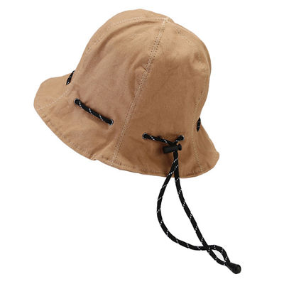 Chapéu de pescador de venda quente, por atacado, de primavera e verão, de uso transformado em saco, de algodão, adulto, unisexo, chapéu de balde reversível
