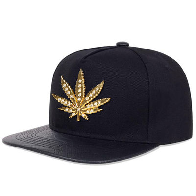 Novo Adulto 6 Painel Snapback Cap Custom Dois tons Flat Edge Snapback Cap
