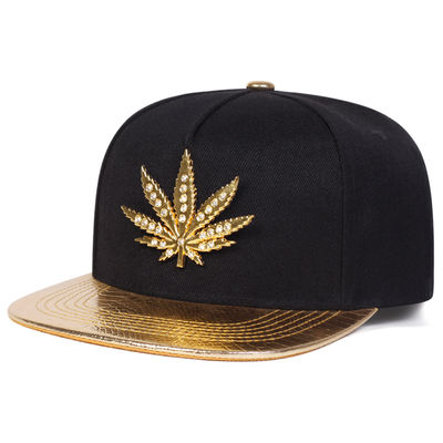 Novo Adulto 6 Painel Snapback Cap Custom Dois tons Flat Edge Snapback Cap