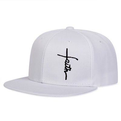 Chapéus de lazer de tamanho grande Chapéus de lazer de 6 painéis de borda plana Snapback Cap para atividades ao ar livre