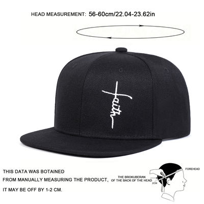 Chapéus de lazer de tamanho grande Chapéus de lazer de 6 painéis de borda plana Snapback Cap para atividades ao ar livre