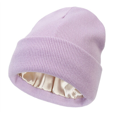Beanie Style Bonés de tricô Chapéus de boné de lã acrílica poliéster chapéu de merino para adultos Circunferência de chapéu de inverno leve e respirável
