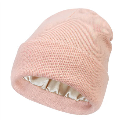 Beanie Style Bonés de tricô Chapéus de boné de lã acrílica poliéster chapéu de merino para adultos Circunferência de chapéu de inverno leve e respirável