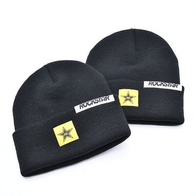 Designer Streetwear Logotipo personalizado Pescador de Inverno Gorras Black Beanies Chapéus com logotipo personalizado Bordado