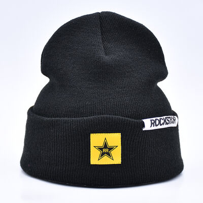 Designer Streetwear Logotipo personalizado Pescador de Inverno Gorras Black Beanies Chapéus com logotipo personalizado Bordado