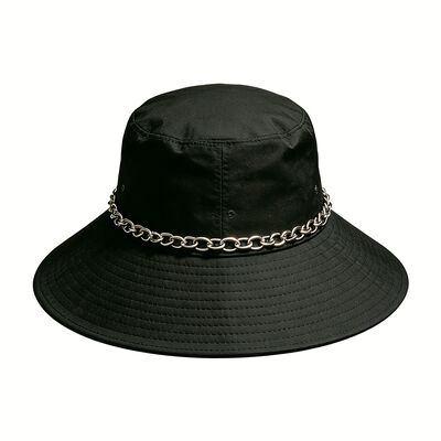 Chapéu bucket de pescador com aba larga 100% algodão com logotipo personalizado para proteção solar ao ar livre