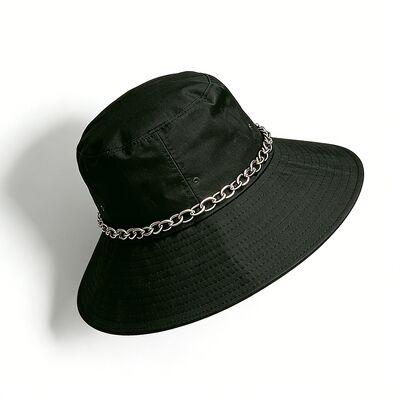 Chapéu bucket de pescador com aba larga 100% algodão com logotipo personalizado para proteção solar ao ar livre