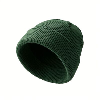 Brinco de boné de tricô com circunferência de adulto e material acrílico para o calor do inverno