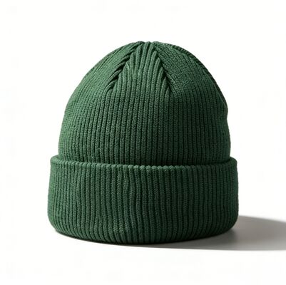 Brinco de boné de tricô com circunferência de adulto e material acrílico para o calor do inverno