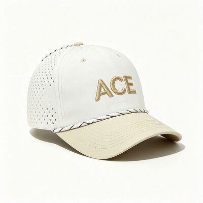 Chapéu de golfe ajustável de design personalizado com tecido respirável e correia ajustável para conforto personalizado