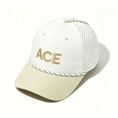 Chapéu de golfe ajustável de design personalizado com tecido respirável e correia ajustável para conforto personalizado