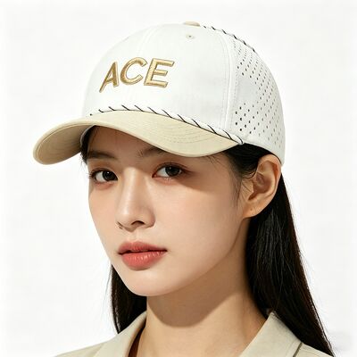 Chapéu de golfe ajustável de design personalizado com tecido respirável e correia ajustável para conforto personalizado